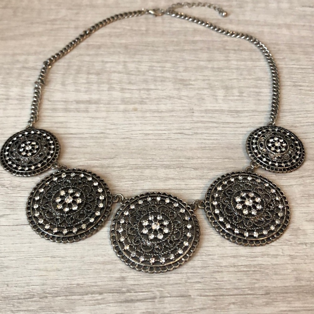 Francesca’s Filigree Statement Necklace